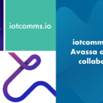 iotcomms.io and Avassa collaboration announcement graphic with logos and a world map.